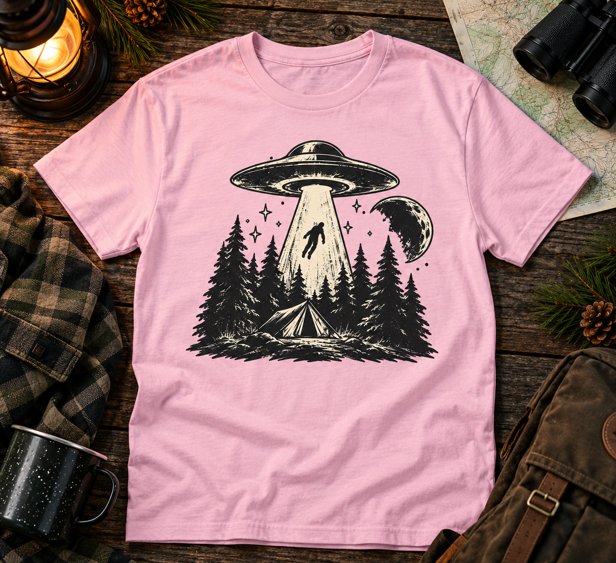 UFO Camping Adventure T-Shirt