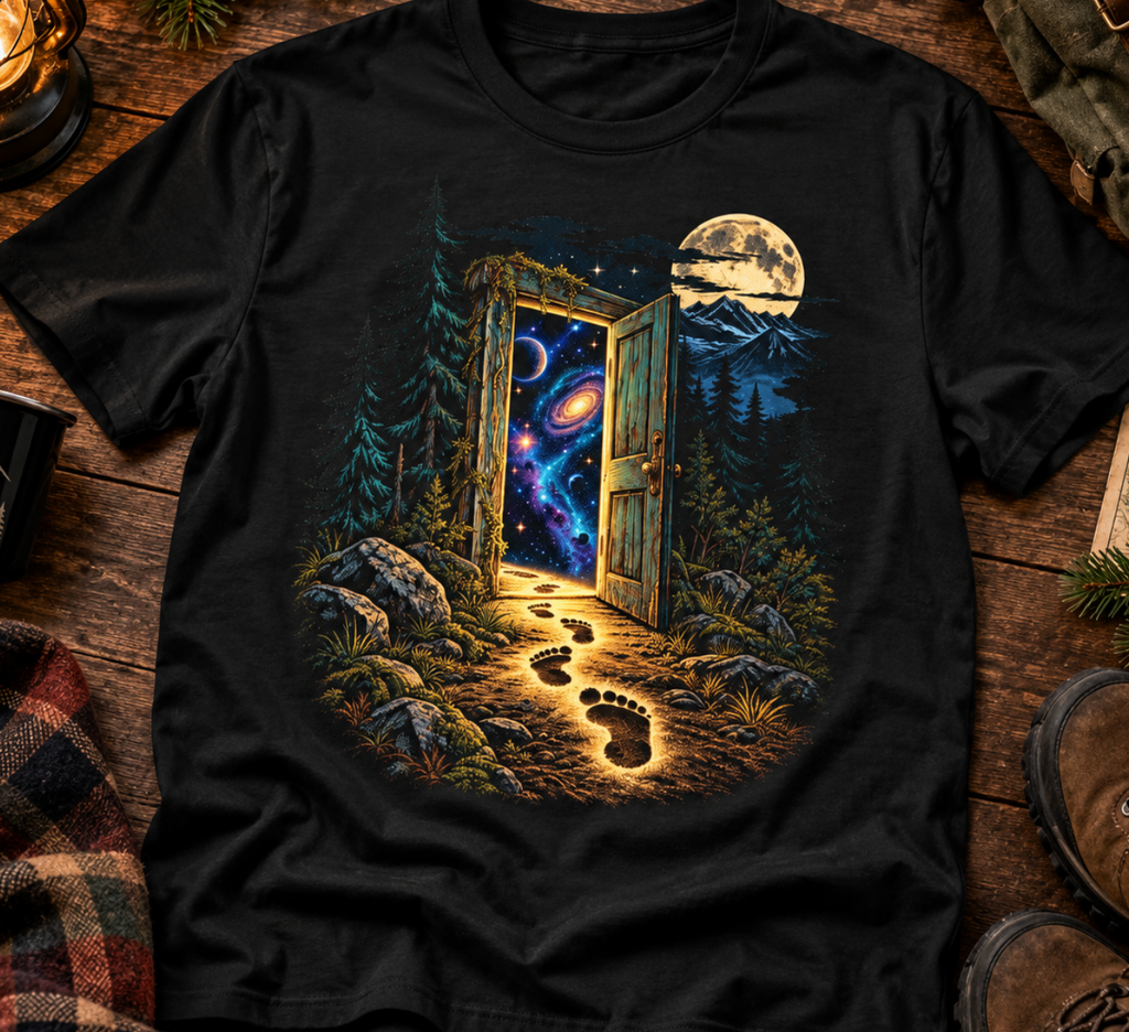 Mystical Portal Forest Fantasy T-Shirt