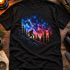 Bigfoot Cosmic Night T-Shirt