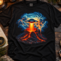 Volcanic Eruption Fantasy T-Shirt