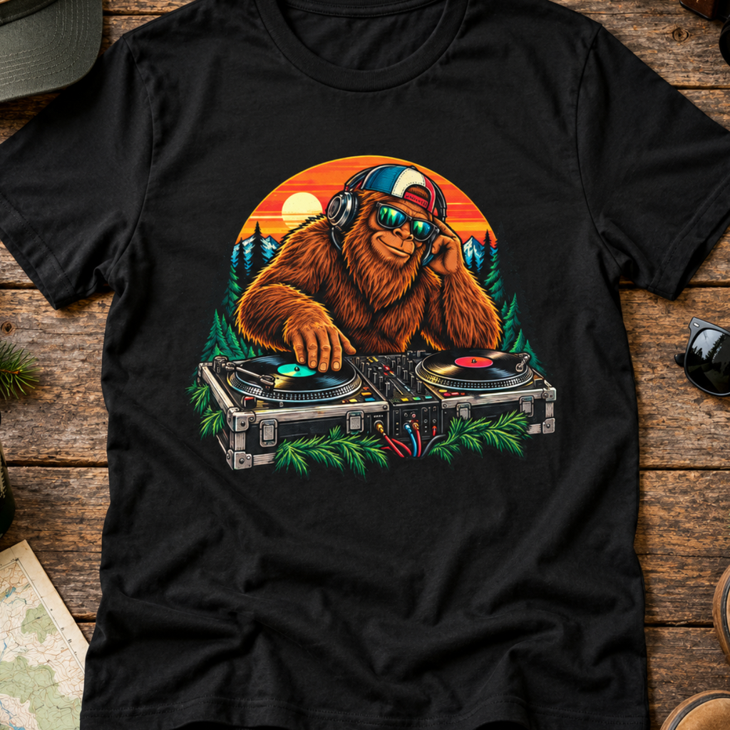 Chill Sasquatch DJ T-Shirt