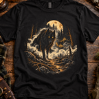 Black Wolf Gothic T-Shirt