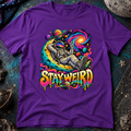 Stay Weird Astronaut Tee — Psychedelic Space Graphic T-Shirt