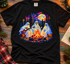 Colorful Ghost Campfire T-Shirt