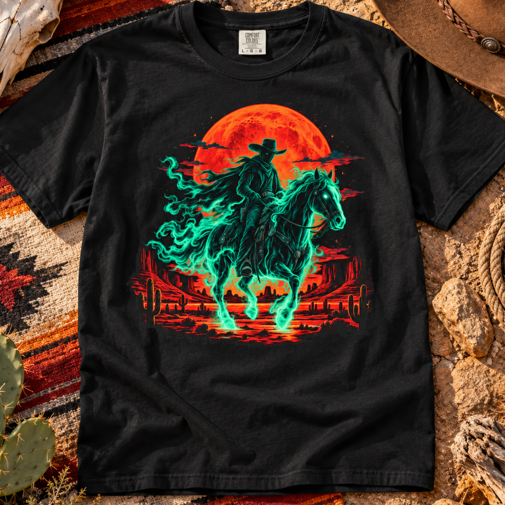 Ghost Rider Horse Graphic T-Shirt