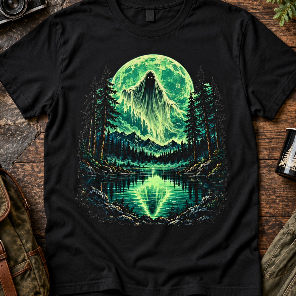 Mystical Forest Spirit Moonlight T-Shirt