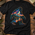Cosmic Bigfoot Moon Graphic T-Shirt