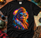 Colorful Bigfoot Sasquatch Graphic T-Shirt