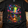 Cosmic Neon Forest T-Shirt