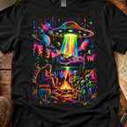 Cosmic Neon Forest T-Shirt