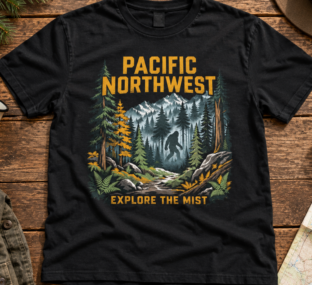 Pacific Northwest Explore the Mist Nature T-Shirt