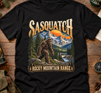 Sasquatch Rocky Mountain Range T-Shirt