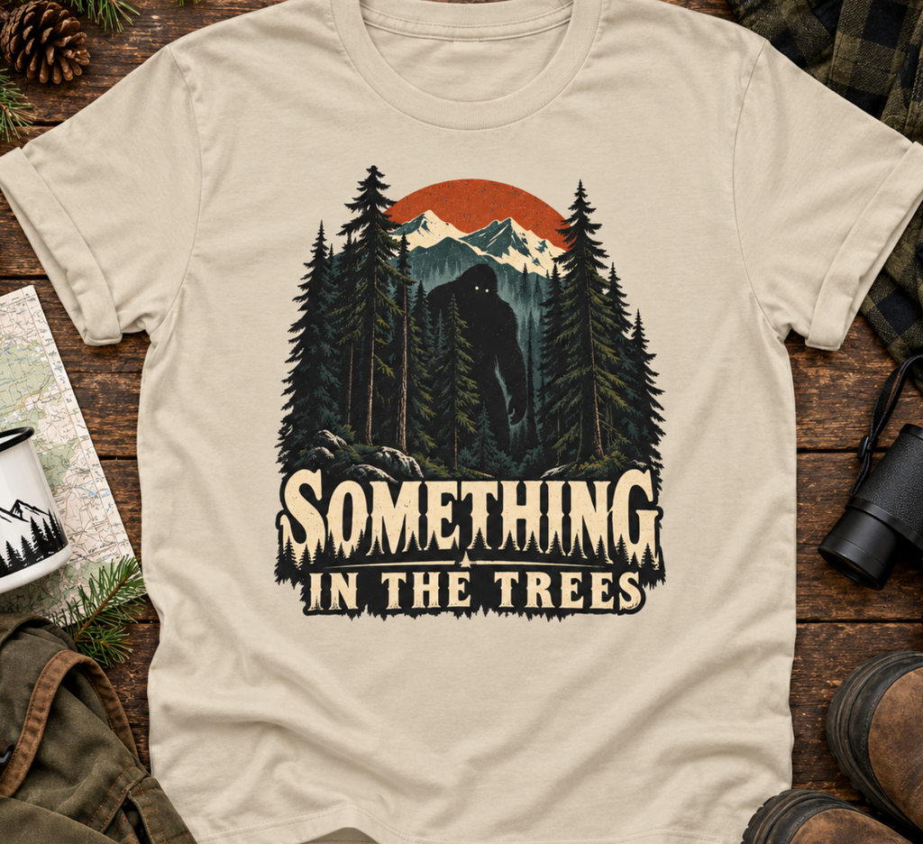 Something in the Trees Forest Mystery T-Shirt