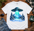UFO  Winter Forest T-Shirt
