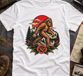 Bigfoot Forest Sunset T-Shirt — Sasquatch Vintage Graphic Tee